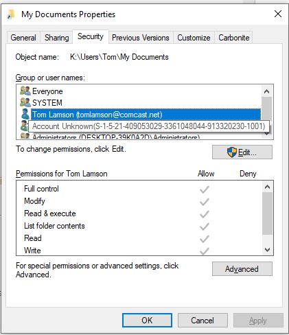 How to Resolve the “Failed to Enumerate Objects in the Container” Error in Windows 10 6 Failed to Enumerate Objects2