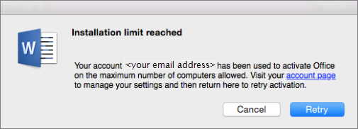 How to Disable Office 365 When You Encounter a "Limit Reached" Error 7 Limit Reached