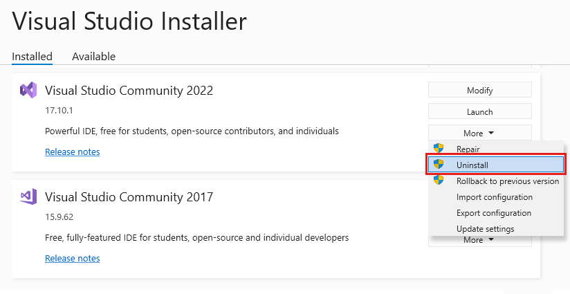 How to Remove Microsoft Visual Studio - 2025 20 Microsoft Visual Studio8