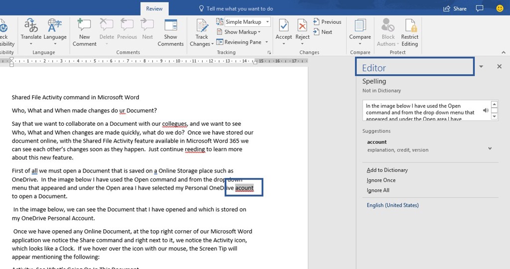 How to Perform a Spelling and Grammar Check in Word - 2025 8 Perform a Spelling3