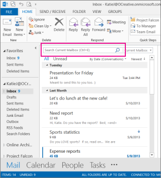 Search for Emails