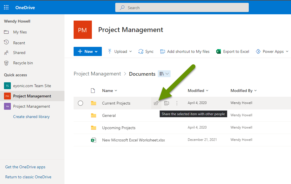 How to Share Files and Folders with Microsoft Office 365 12 Share Files3