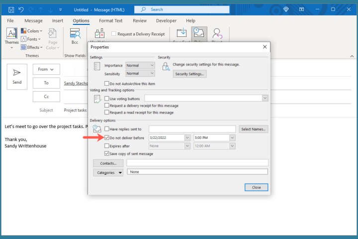 Deliver Emails in Outlook - 2025 9 Deliver Emails4