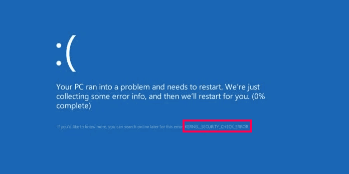 How to Resolve the "Kernel Security Check Failure" Error in Windows 10 - 2025 13 Kernel Security