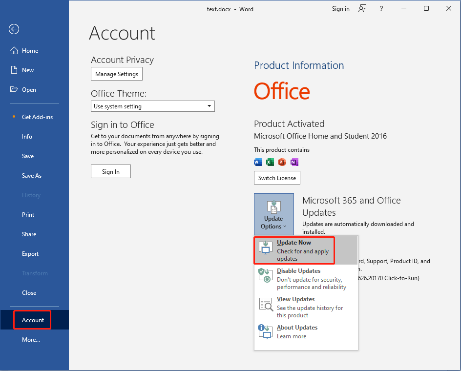 Microsoft Word Freezes on Windows 10 – 10 Solutions to Fix It - 2025 15 Microsoft Word Freezes3