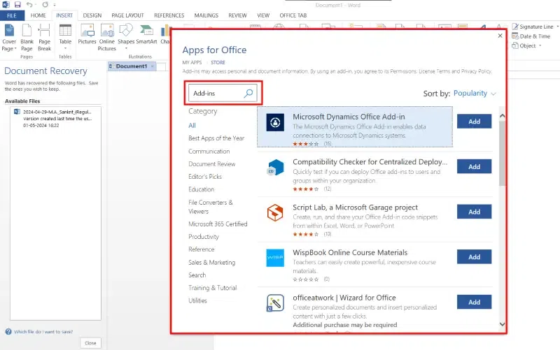 Microsoft Word Freezes on Windows 10 – 10 Solutions to Fix It - 2025 16 Microsoft Word Freezes4