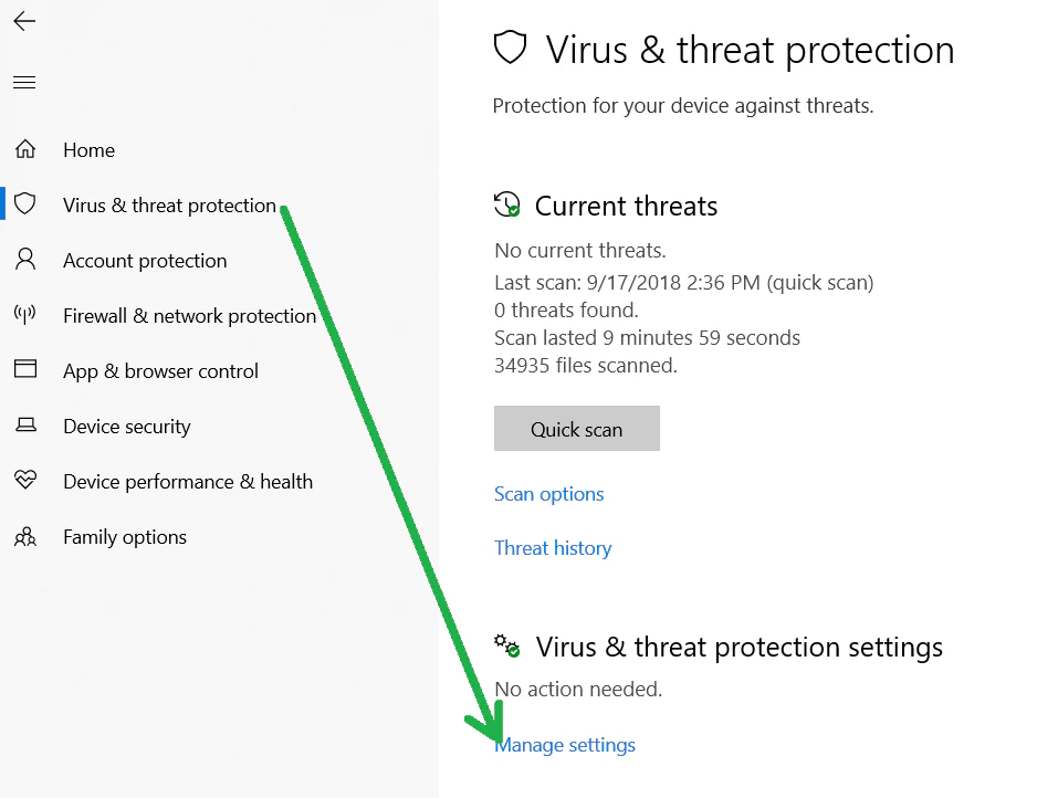 Enable Windows Defender3