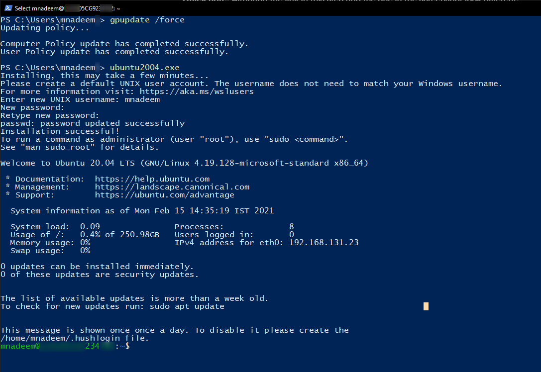 Resolve the "WslRegisterDistribution Failed" Issue With Error Code 0x80070032 11 Error Code 0x800700324 1