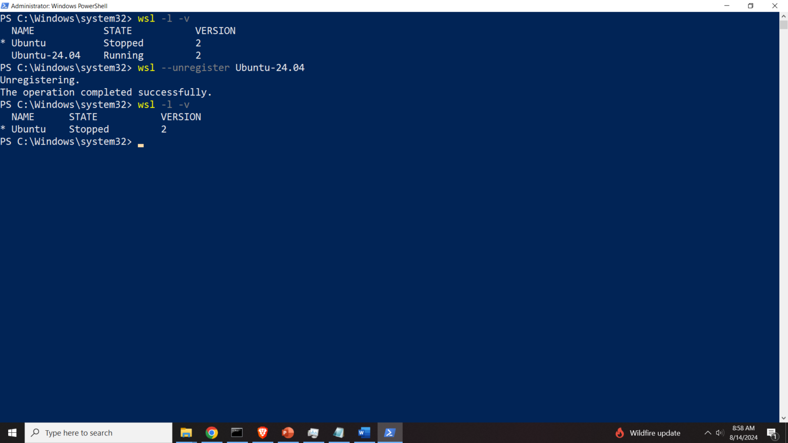 Resolve the "WslRegisterDistribution Failed" Issue With Error Code 0x80070032 13 Error Code 0x800700326 1