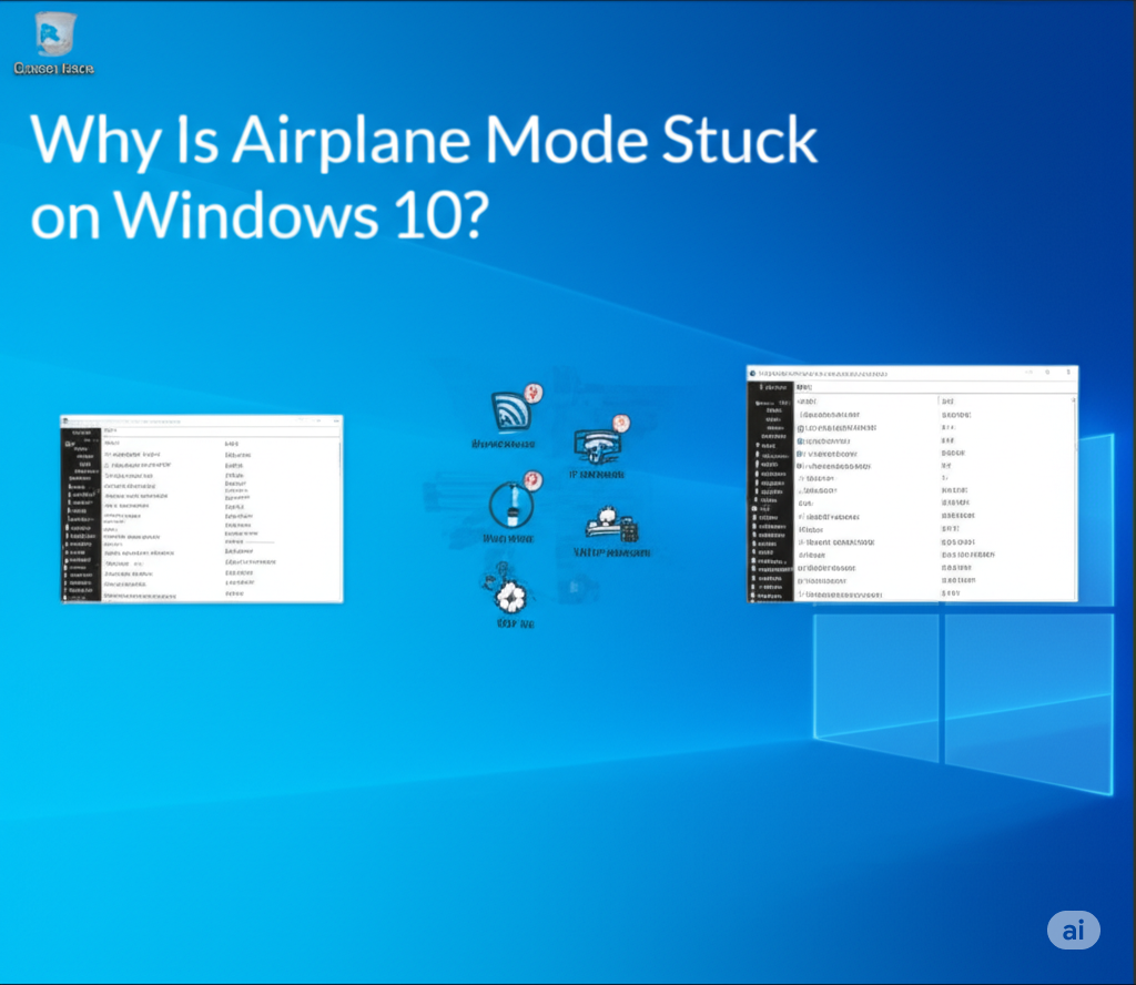 How to Fix Airplane Mode Stuck in Windows 10 (2025) 11 Airplane Mode Stuck