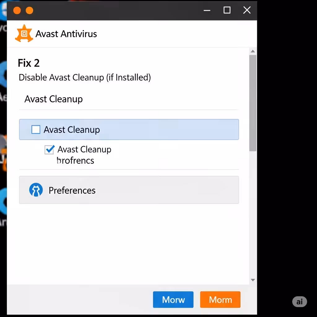 Avast on Windows2