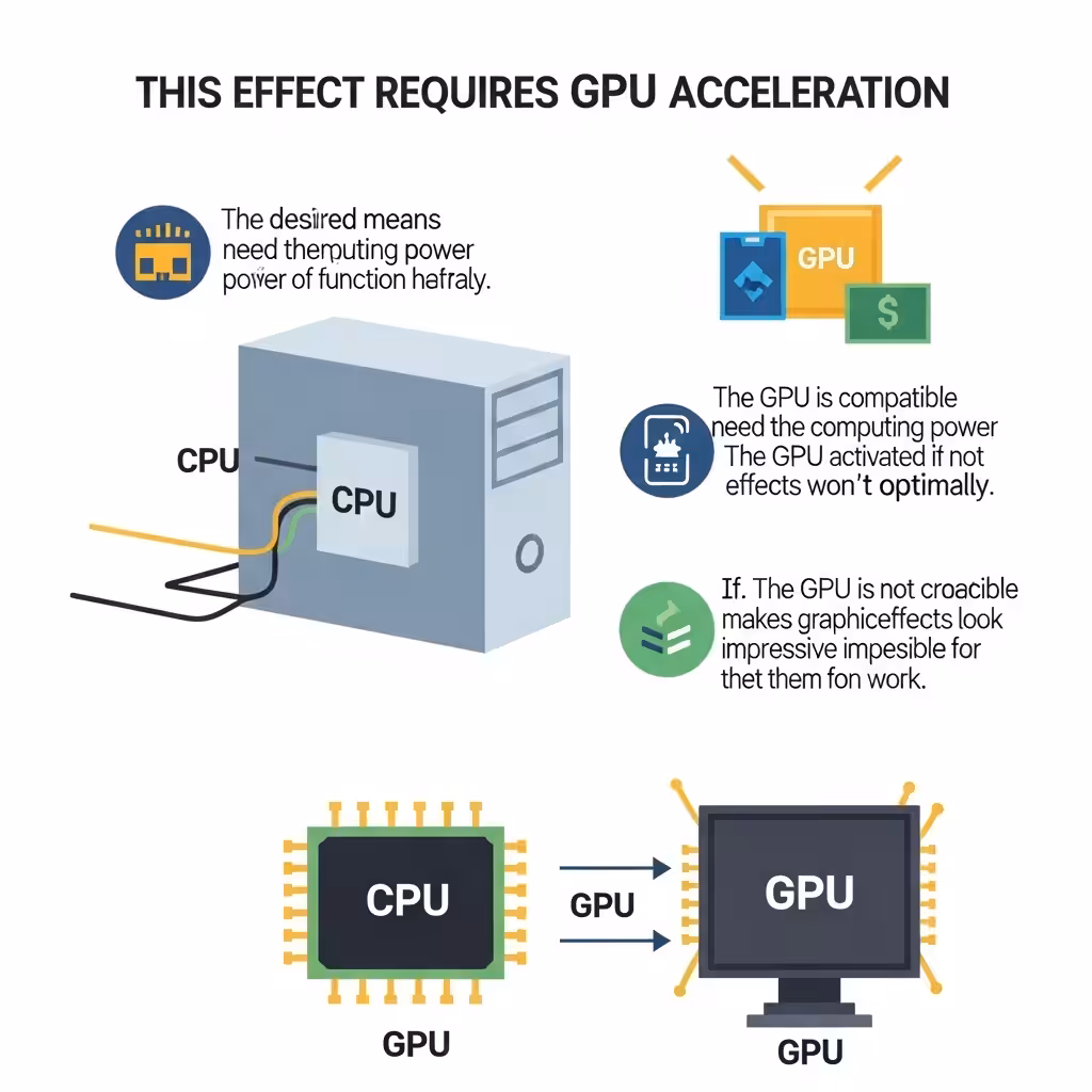 "Troubleshooting the 'This Effect Requires GPU Acceleration' Error" - 2025 10 Effect Requires GPU4