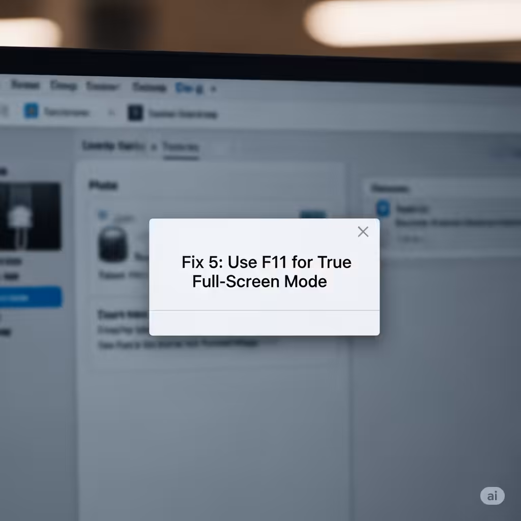 Stuck Taskbar in Full-Screen Mode? Fix It Easily - 2025 9 Full Screen Mode5