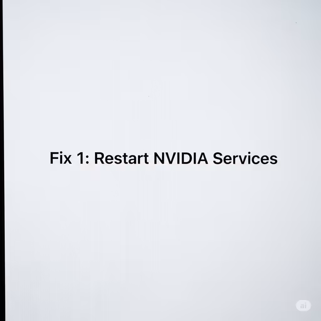 NVIDIA Control Panel Not Showing Up on Windows 10? Here's What to Do 8 NVIDIA Control Panel