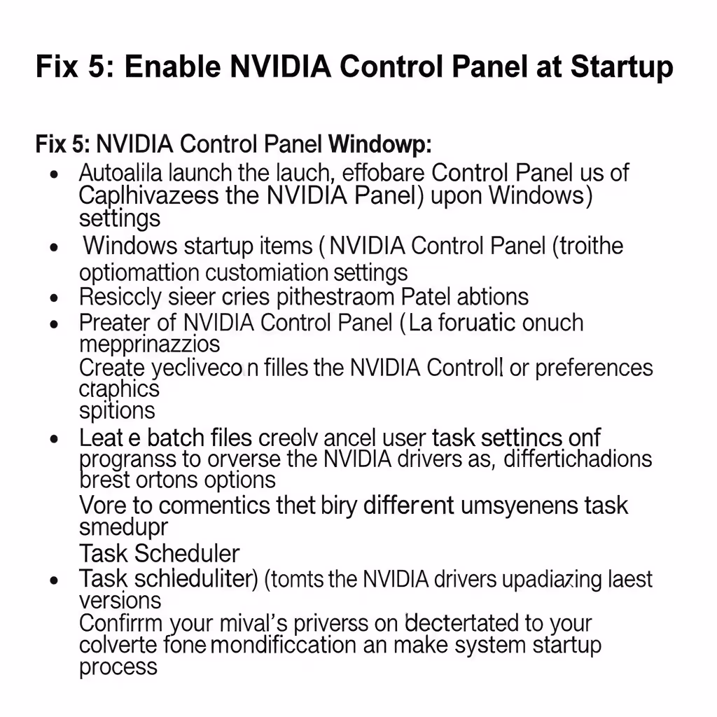 NVIDIA Control Panel Not Showing Up on Windows 10? Here's What to Do 10 NVIDIA Control Panel5