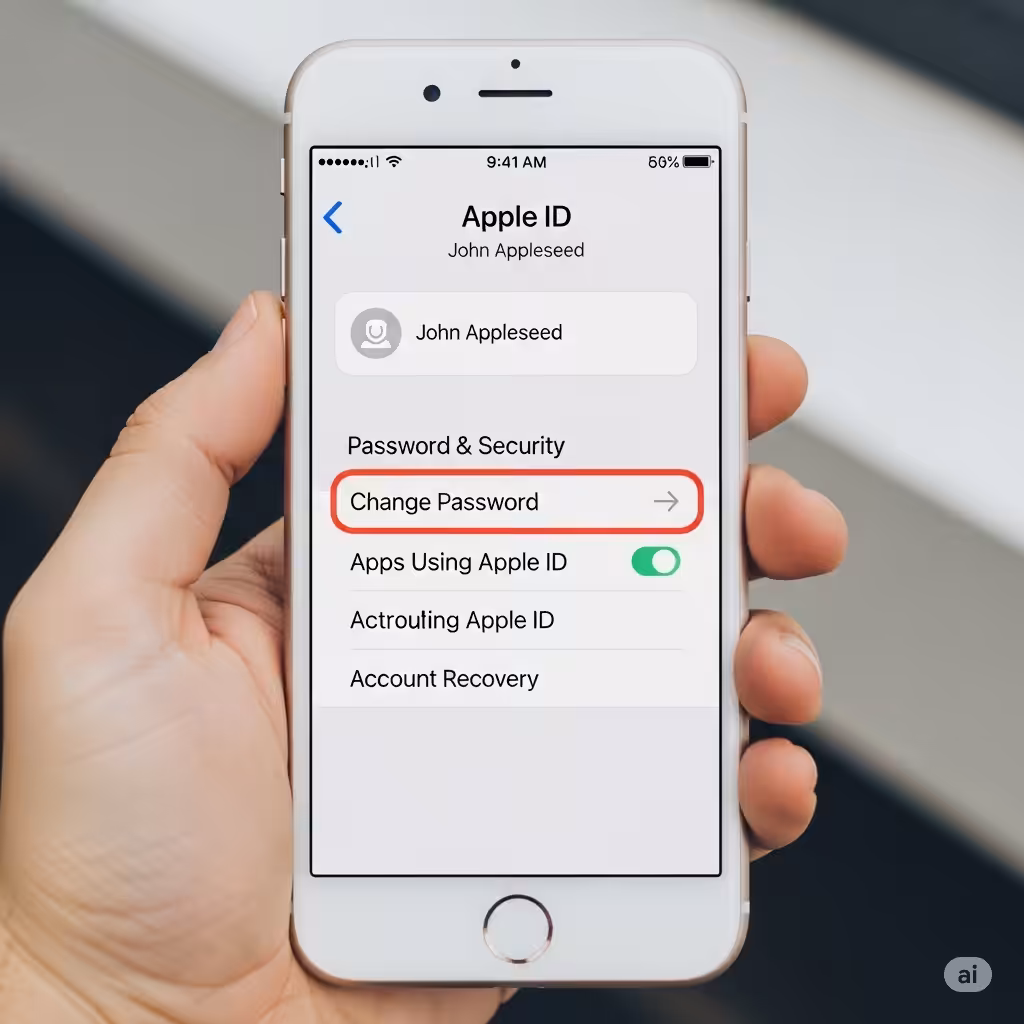 Modify Your Apple ID Password from Any Device - 2025 7 Apple ID Password3