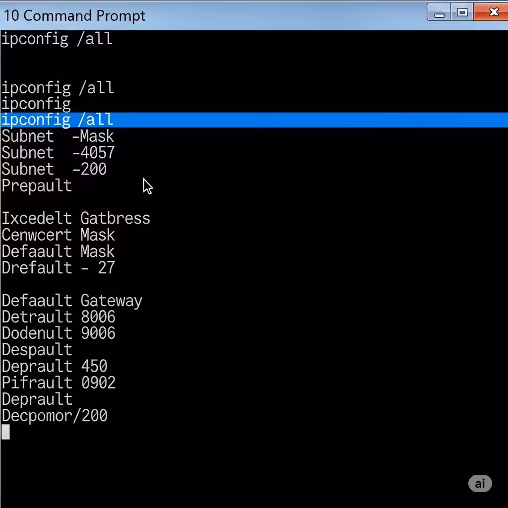 Windows 10 Ethernet IP4