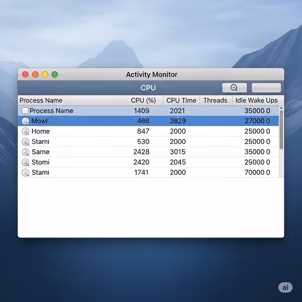 Guide to macOS Task Management with Activity Monitor - 2025 7 macOS Task Management3
