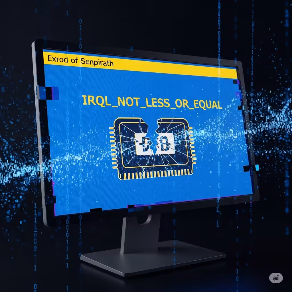 IRQL NOT LESS OR EQUAL