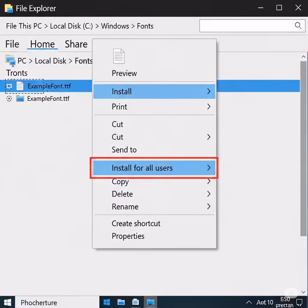 Installing Fonts on Windows 10: A Step-by-Step Guide 14 Installing Fonts4