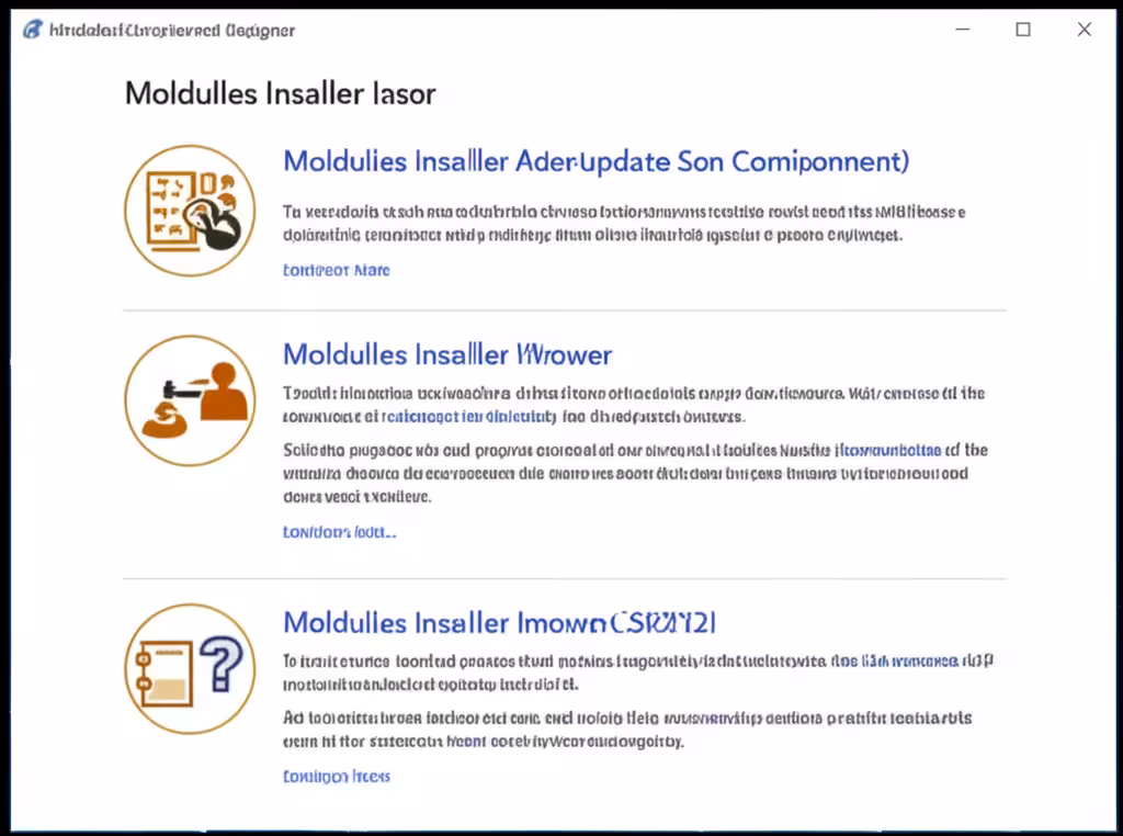 Windows Modules3