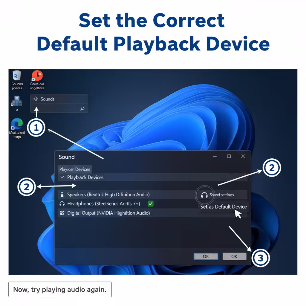 Fixing the “No Audio Devices Connected” Issue in Windows - 2025 9 No Audio Devices Connected5