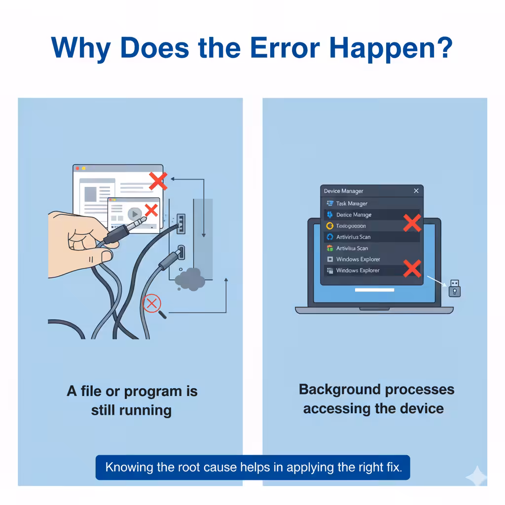 Fixing the “Windows Cannot Stop the Device” Problem - 2025 8 Windows Cannot Stop the Device4