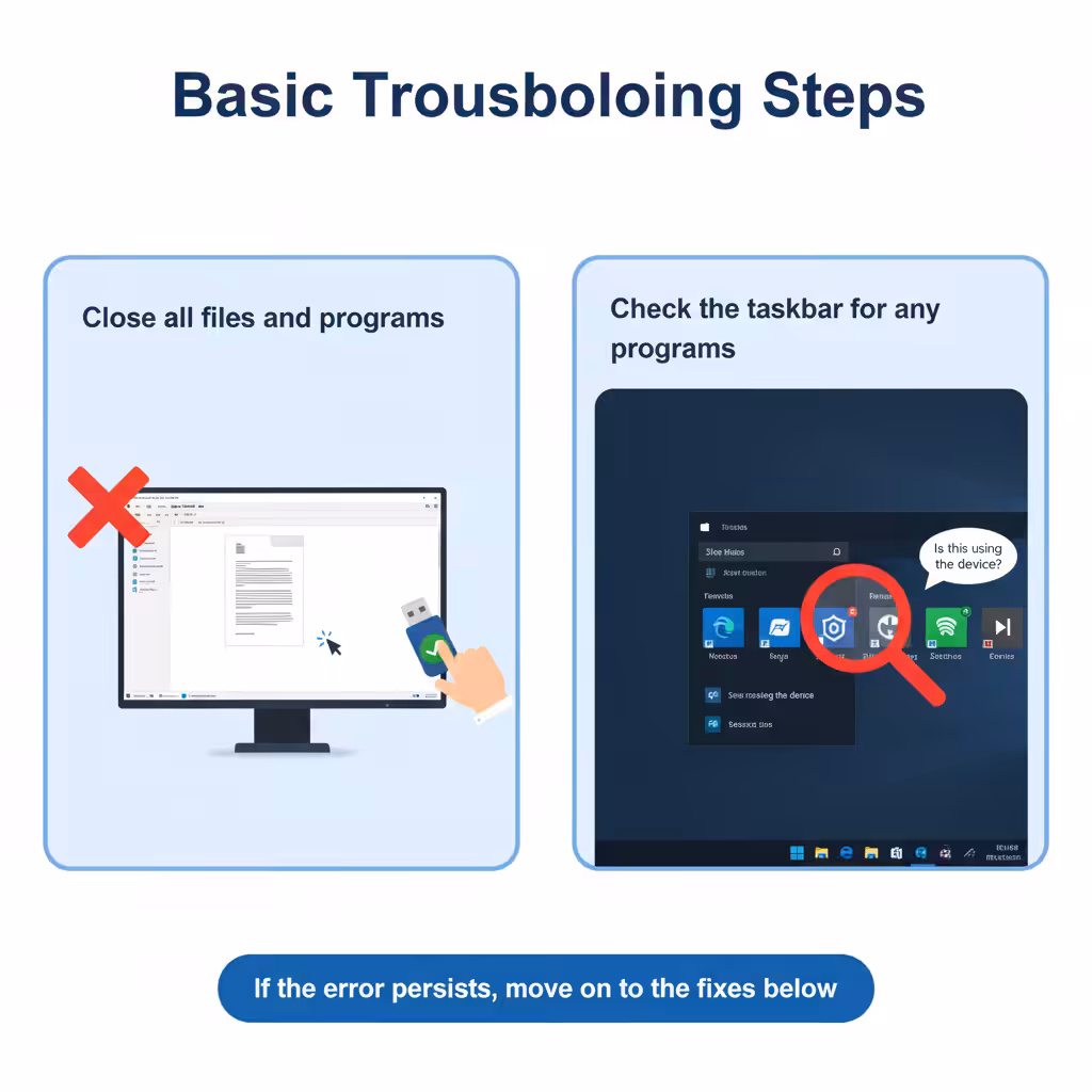 Fixing the “Windows Cannot Stop the Device” Problem - 2025 9 Windows Cannot Stop the Device5