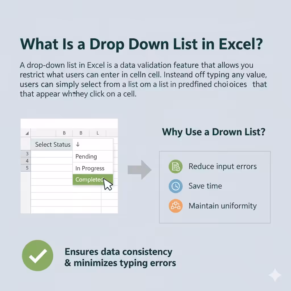 Excel Guide: How to Create and Add Drop Down Lists Easily - 2025 5 Add Drop Down Lists2
