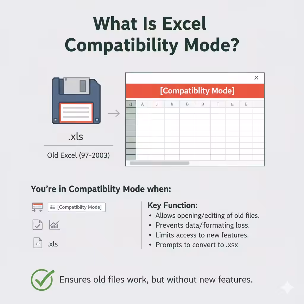 How to Remove Excel Compatibility Mode for Better Performance - 2025 5 Excel Compatibility Mode2