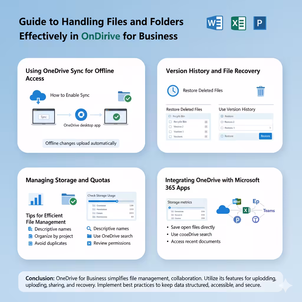 Guide to Handling Files and Folders Effectively in OneDrive for Business - 2025 5 Folders Effectively2