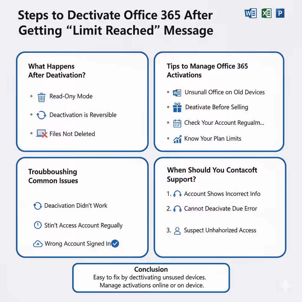 Steps to Deactivate Office 365 After Getting a “Limit Reached” Message 5 Limit Reached2
