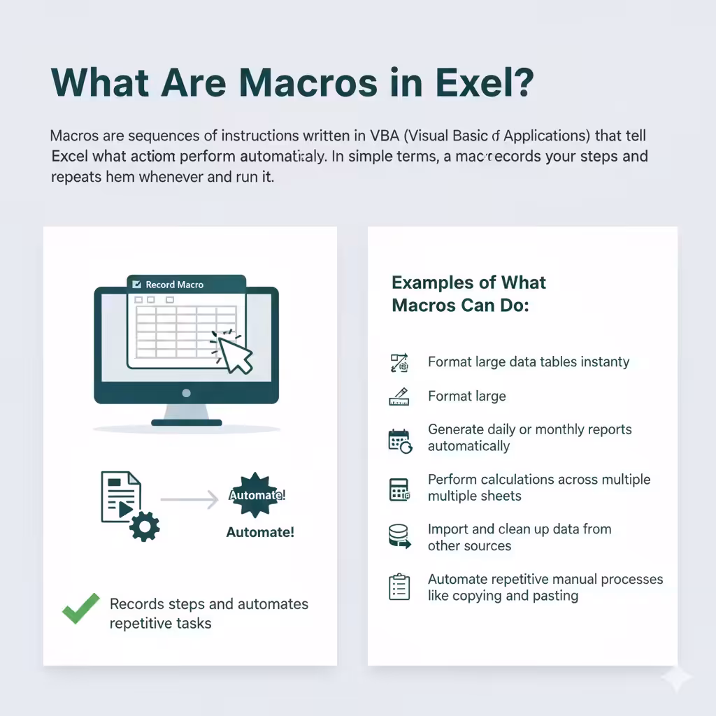 How to Activate Macros in Excel for Better Automation and Performance - 2025 4 Macros in Excel