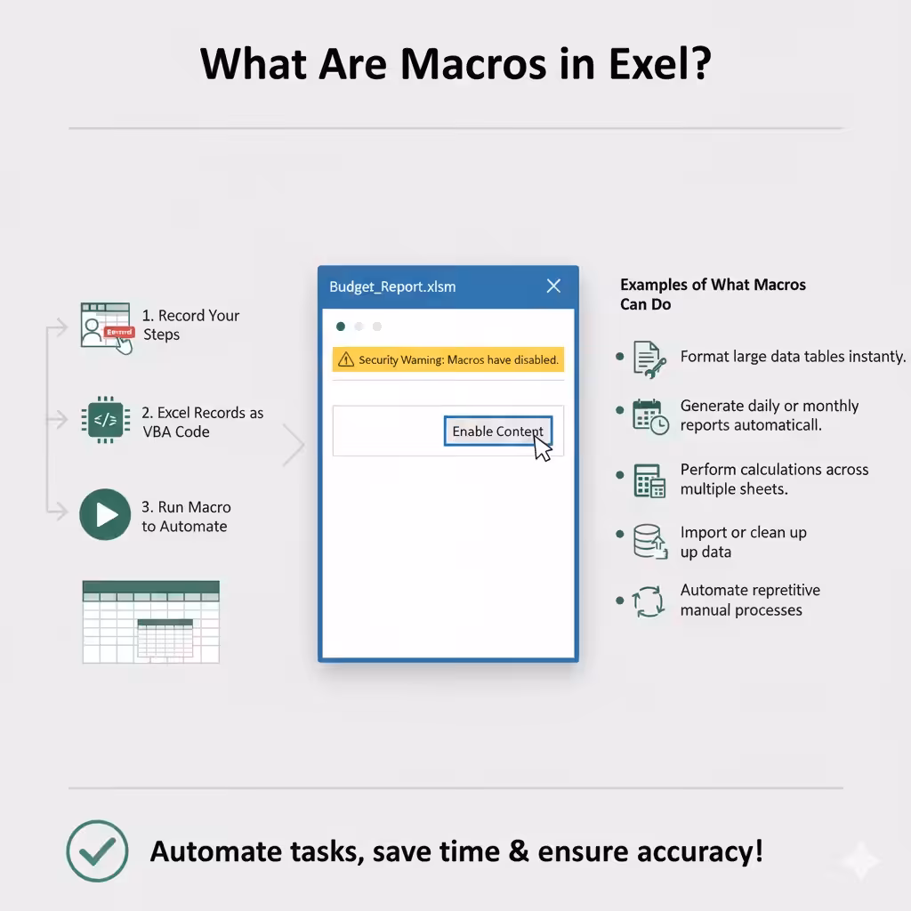 How to Activate Macros in Excel for Better Automation and Performance - 2025 5 Macros in