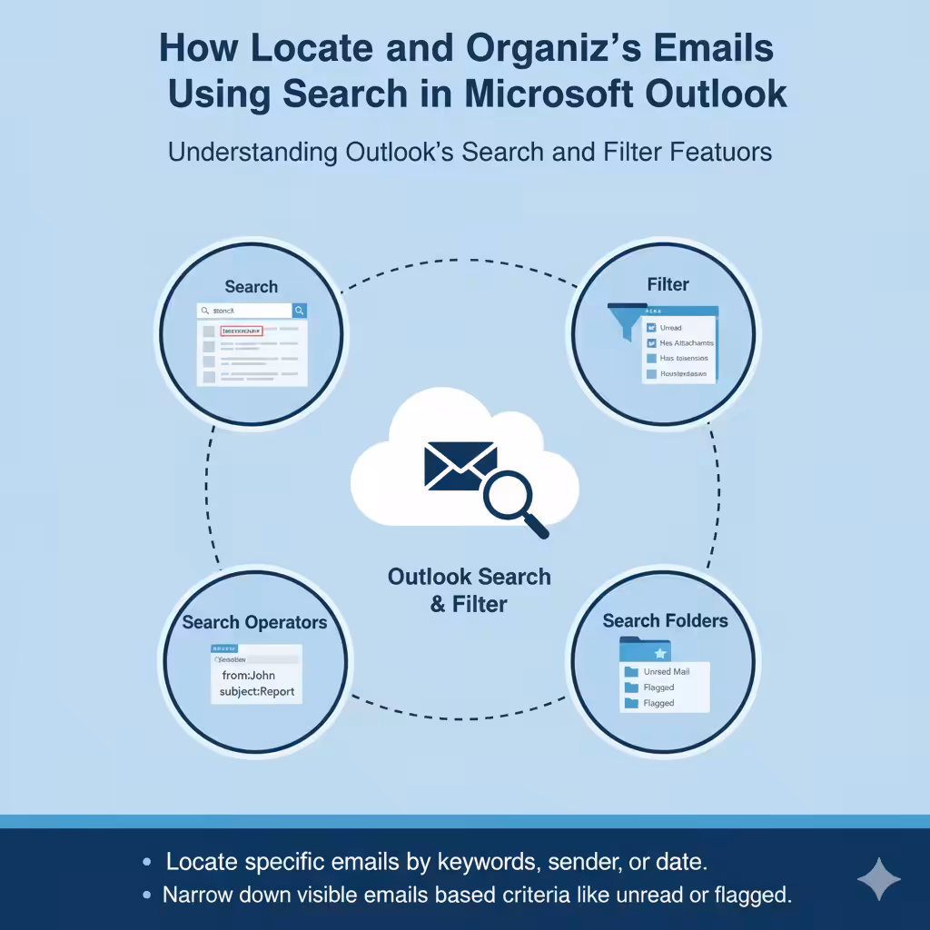 How to Locate and Organize Emails Using Search in Microsoft Outlook - 2025 5 Organize Emails Using Search2