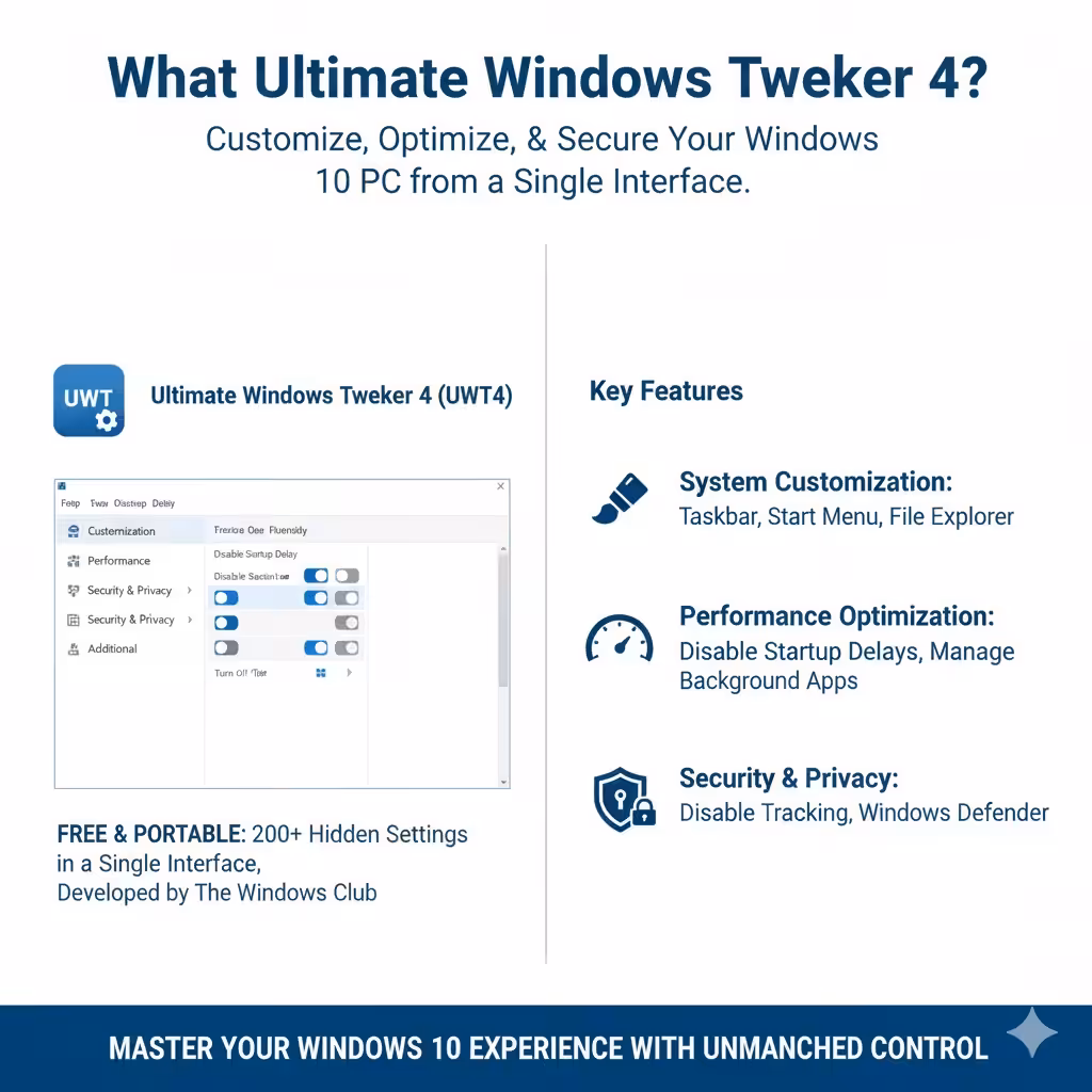 Where and How to Download Ultimate Windows Tweaker 4 for Windows 10 5 Windows Tweaker 42