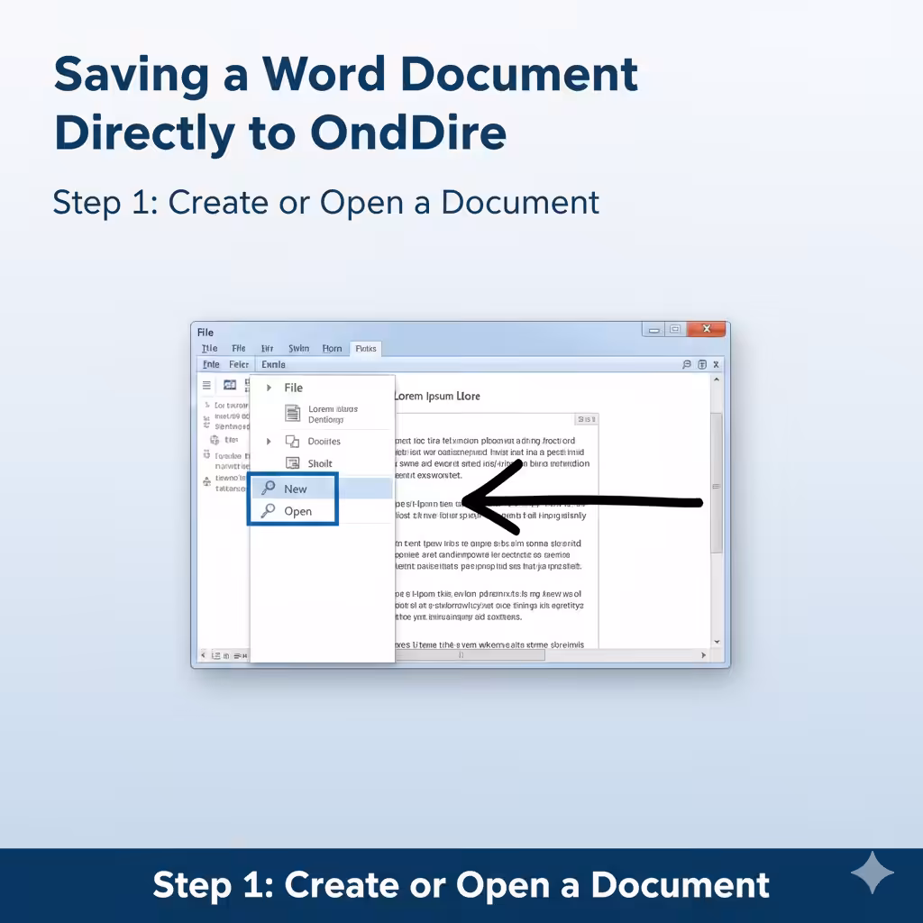 Saving a Word Document Directly to OneDrive - 2025 7 Word Document Directly2