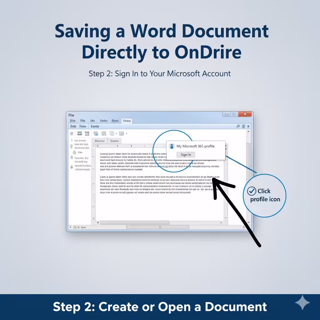 Saving a Word Document Directly to OneDrive - 2025 8 Word Document Directly3