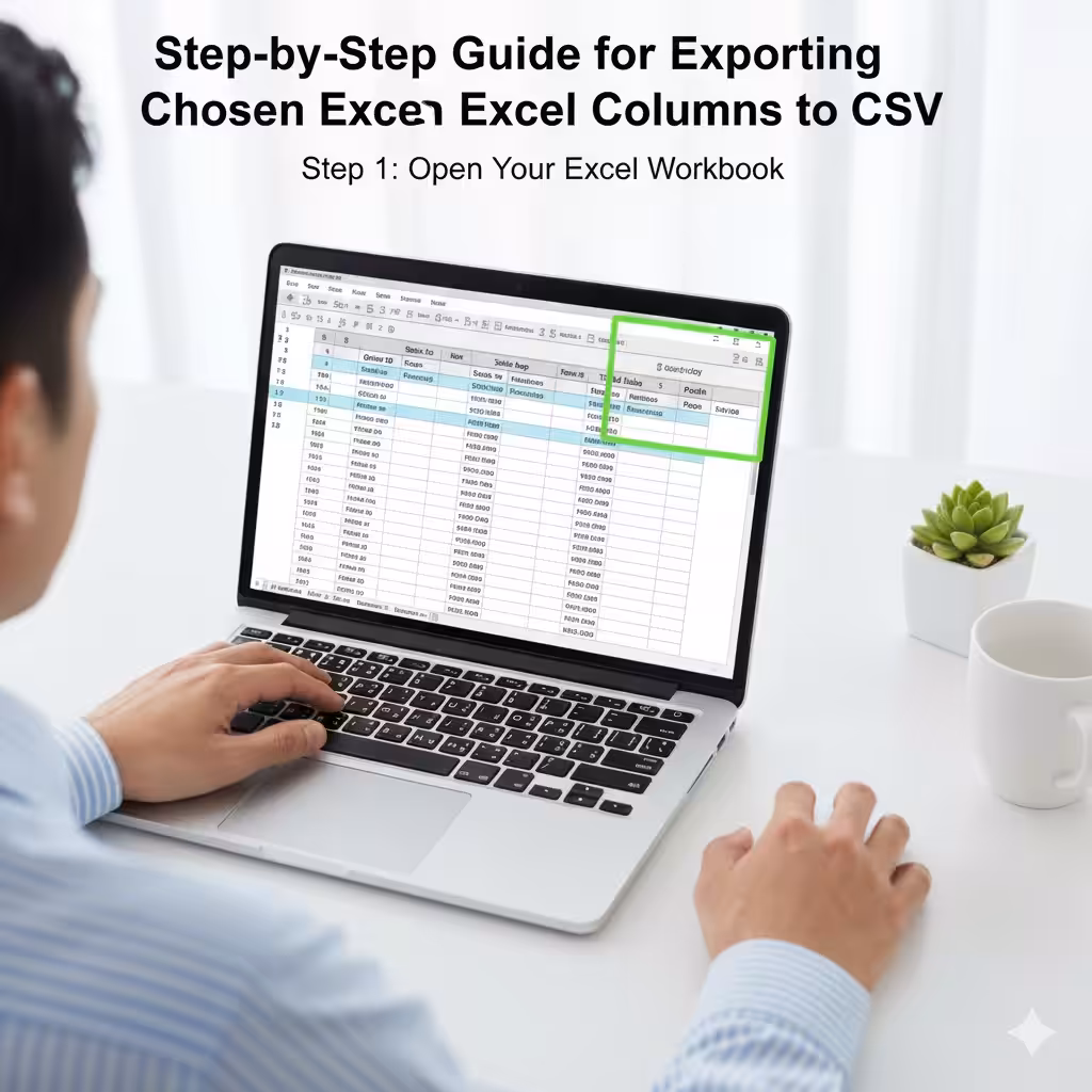Step-by-Step Instructions for Exporting Chosen Excel Columns to CSV - 2025 5 Chosen Excel Columns