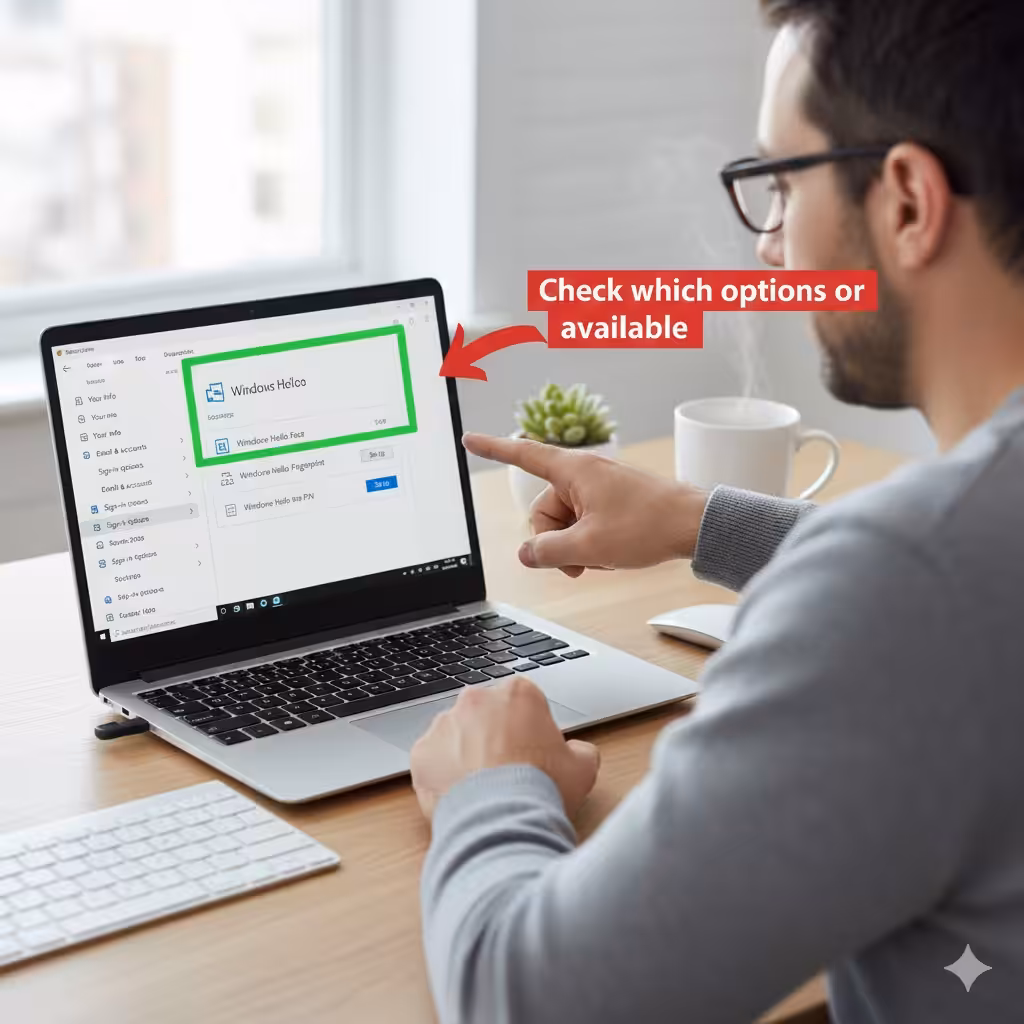 Windows 10 Guide: Configuring Windows Hello 5 Configuring Windows Hello2