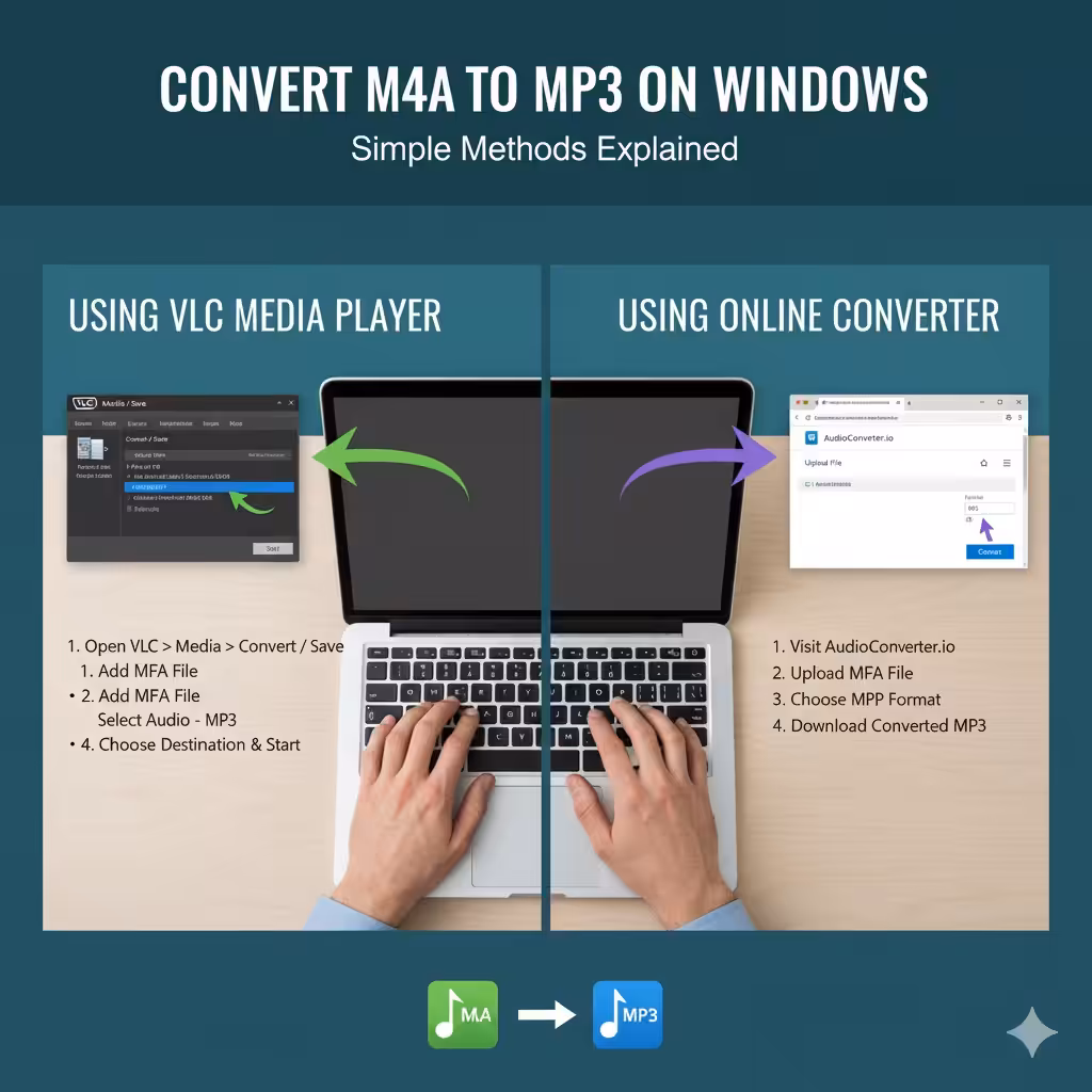Convert M4A to MP3