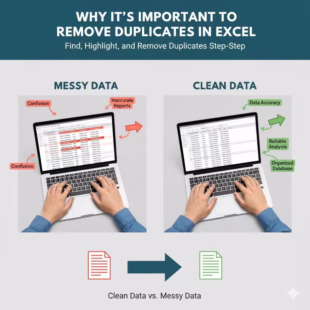 Easy Ways to Delete Duplicate Entries in Excel - 2025 5 Delete Duplicate Entries2