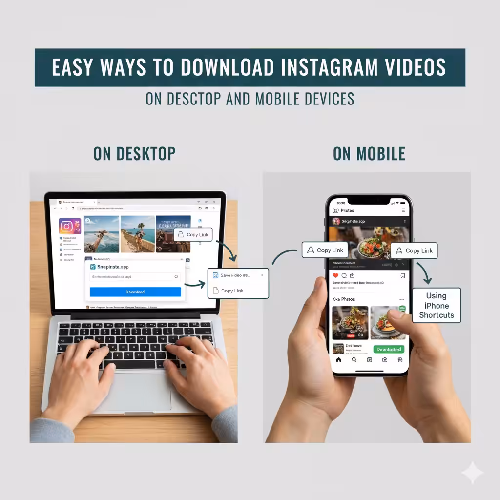 Easy Ways to Download Instagram Videos on Desktop and Mobile Devices - 2025 5 Download Instagram Videos2