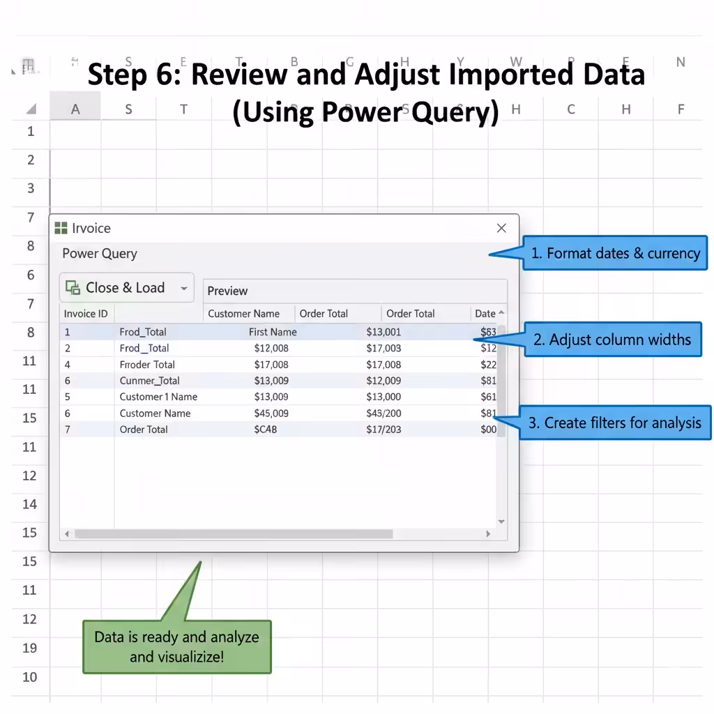 How to Import and Edit PDF Data in Microsoft Excel - 2025 13 Edit PDF Data6