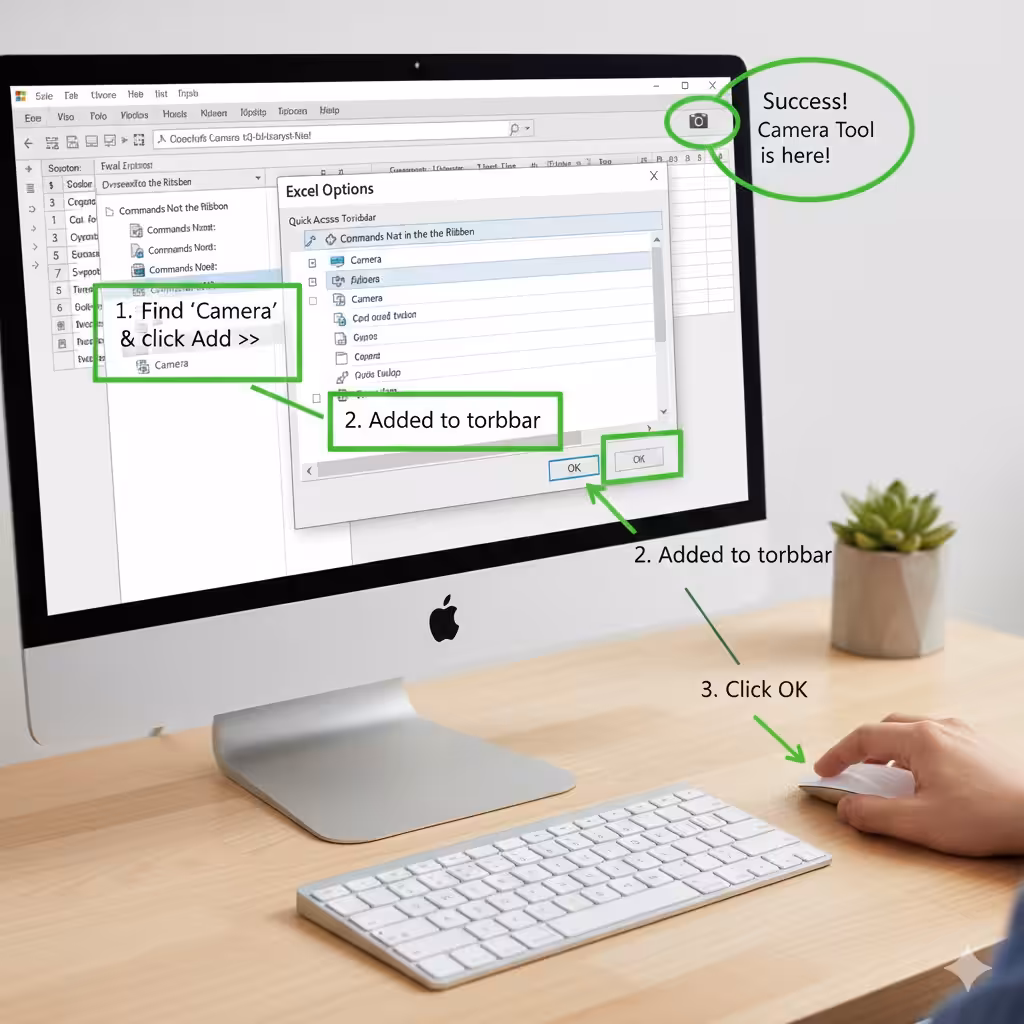How to Use the Excel Camera Tool to Create Live, Dynamic Snapshots in Your Worksheets - 2025 5 Excel Camera Tool2