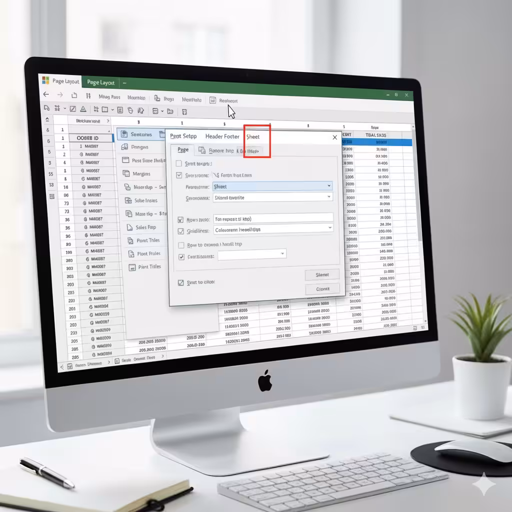 Set Up Excel to Print Sheet Titles on All Pages | Complete Guide - 2025 9 Print Sheet Titles3