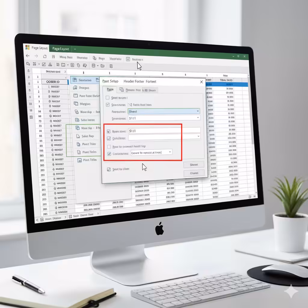Set Up Excel to Print Sheet Titles on All Pages | Complete Guide - 2025 10 Print Sheet Titles4