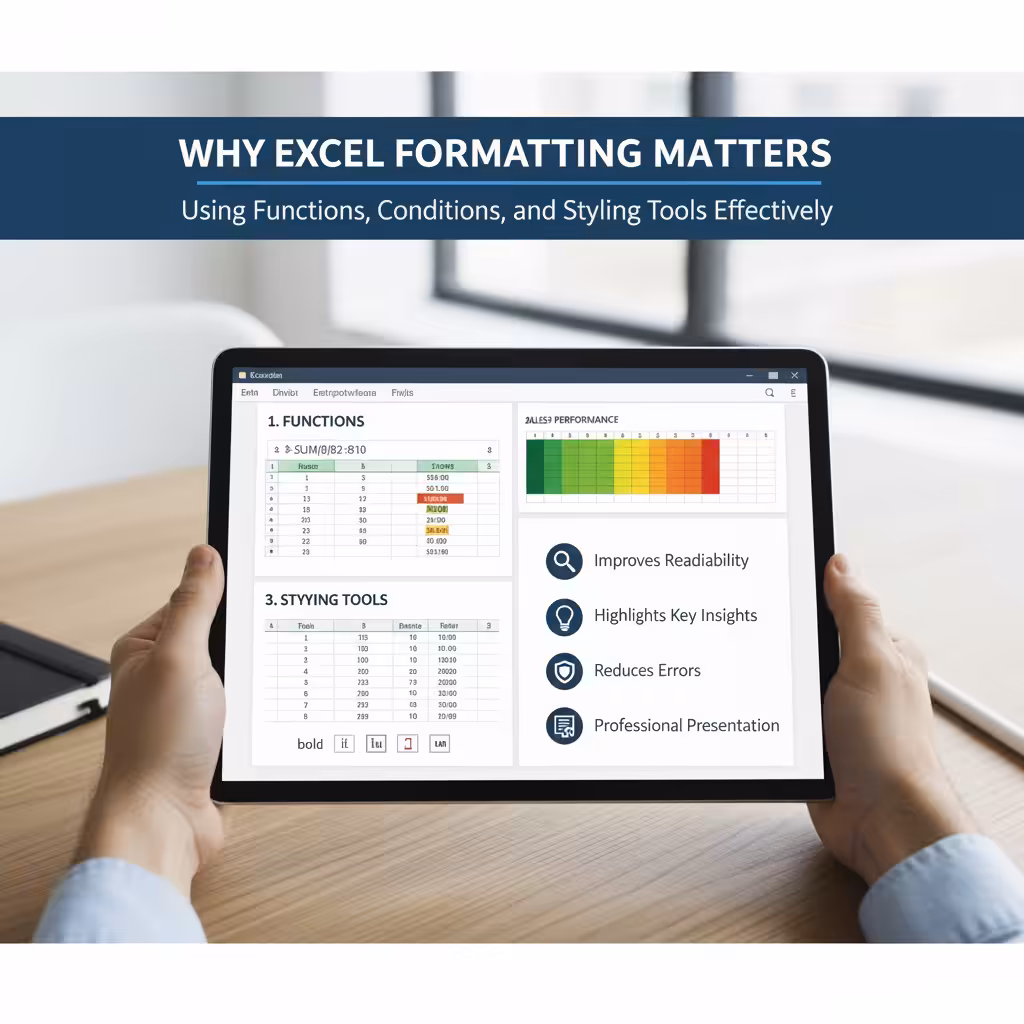 Excel Formatting Explained: Using Functions, Conditions, and Styling Tools Effectively - 2025 8 Styling Tools Effectively2