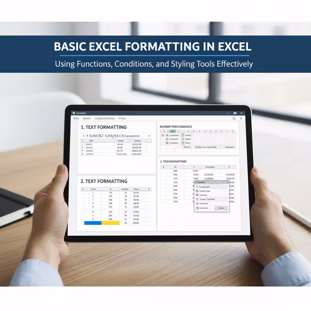 Excel Formatting Explained: Using Functions, Conditions, and Styling Tools Effectively - 2025 9 Styling Tools Effectively3