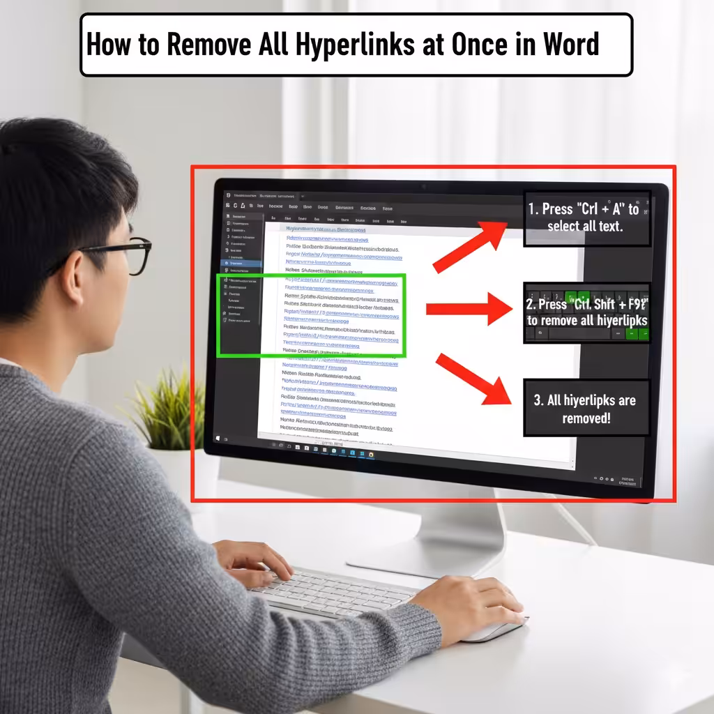 How to Clear Hyperlinks from a Word Document - 2025 5 Clear Hyperlinks2